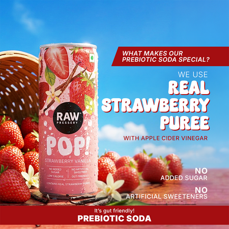 Raw Pressery Pop Strawberry Vanilla