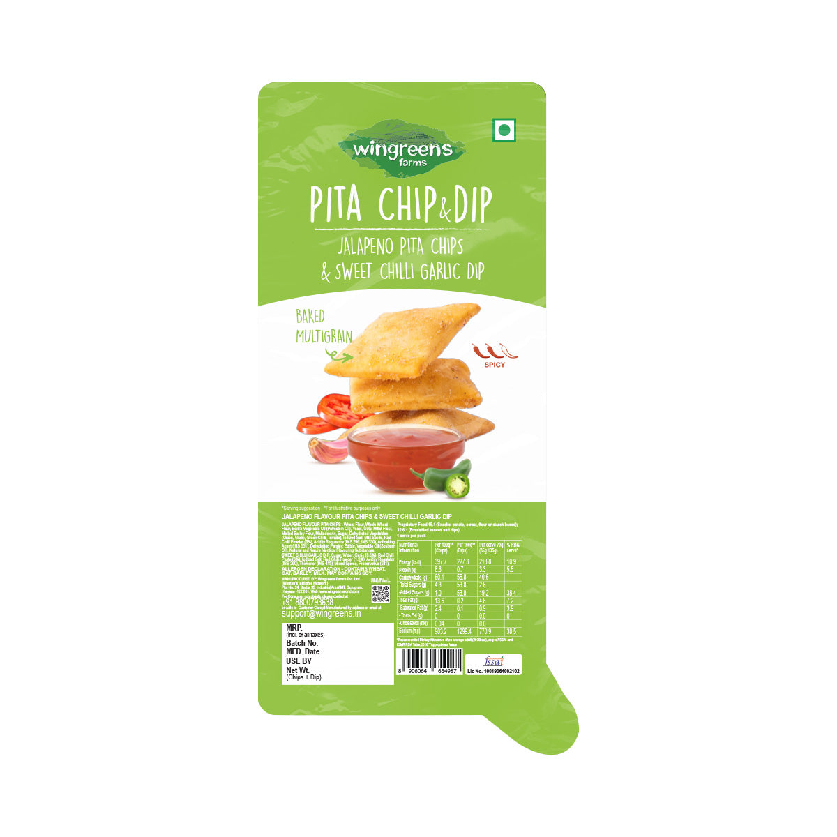 Buy Jalapeno Pita Chips with Sweet Chilli Garlic Dip Online at the Best