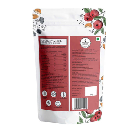 crunchy muesli fruit nuts and seeds 200g online