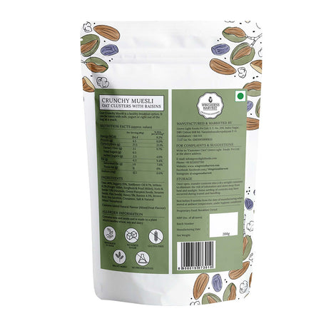 crunchy muesli oat clusters with raisins online