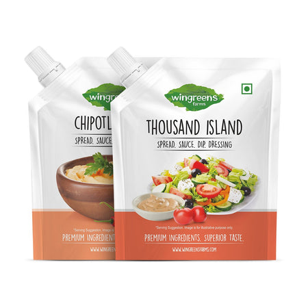 wingreens thousand island and chipotle mayo