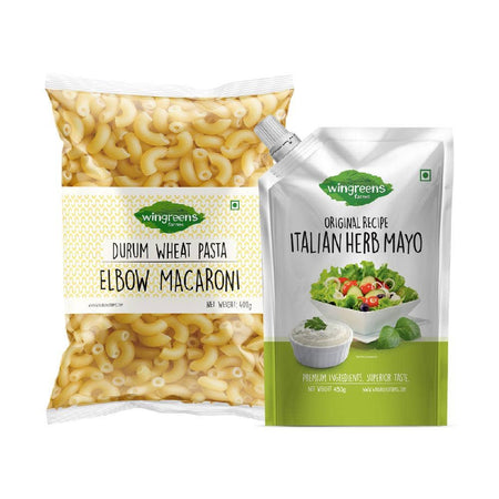 Elbow Macaroni (400g) with Italian Herb Mayo (450g)