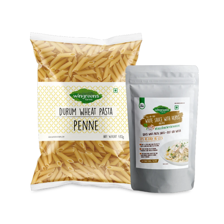 Penne with White Sauce with Herbs - 250g