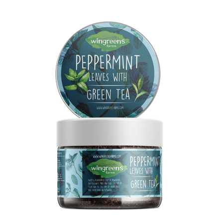 Peppermint Leaves with Green Tea