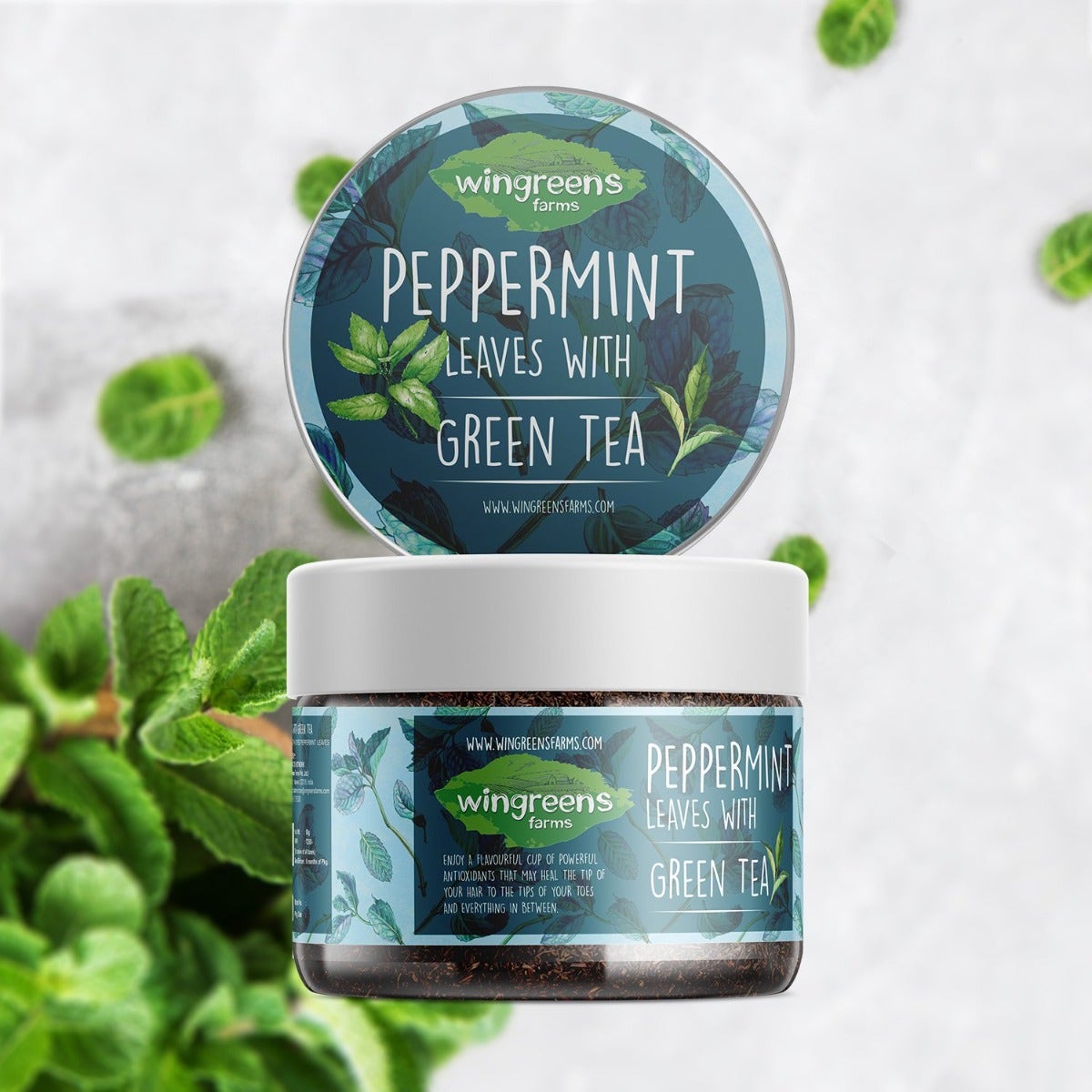 Buy Peppermint Leaves with Green Tea Online at the Best Price