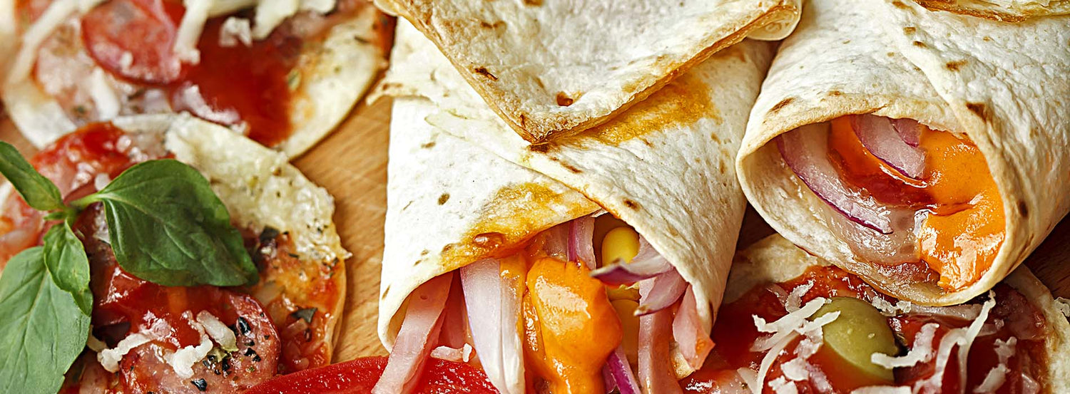 Pizza Wraps in Minutes!