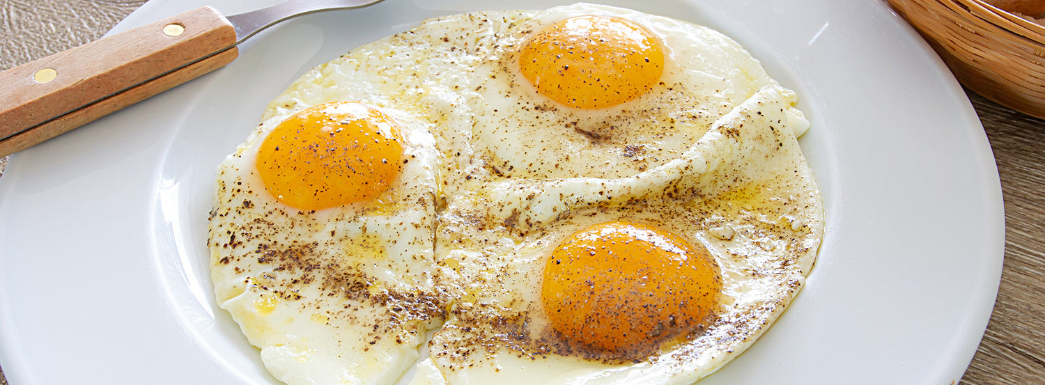Butter Garlic Fried Eggs