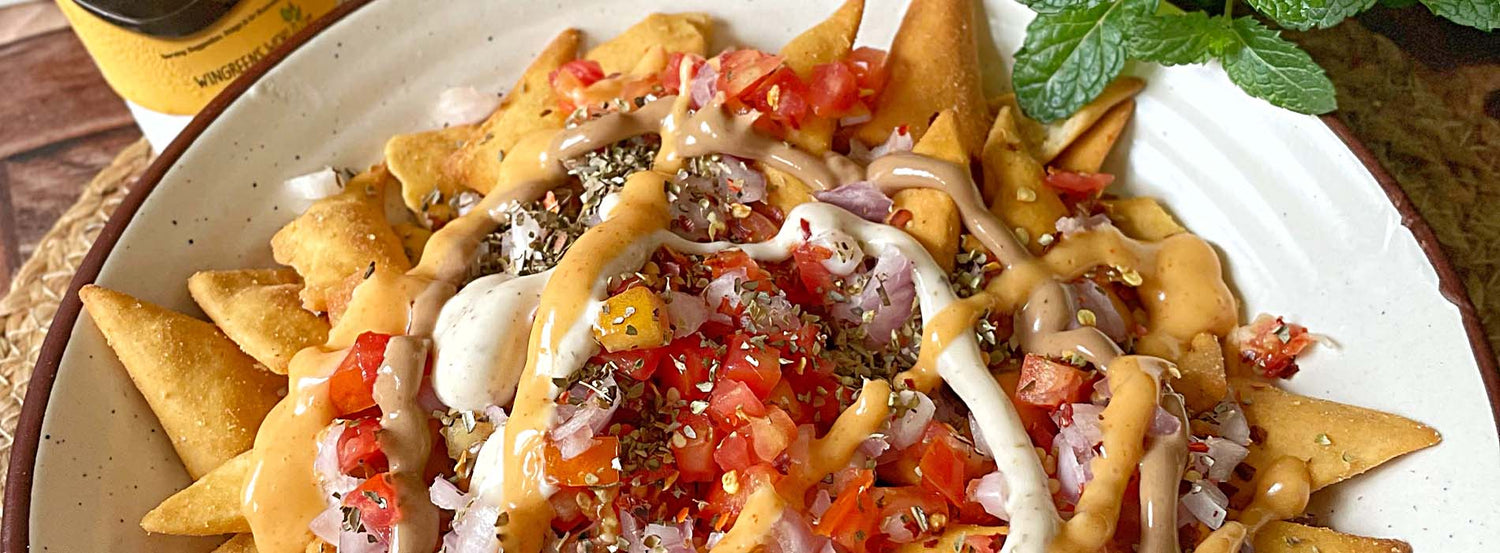 No stress, no mess!- 5 Minute Loaded Naan Chips