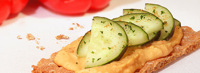Matchday Flatbread with Hummus