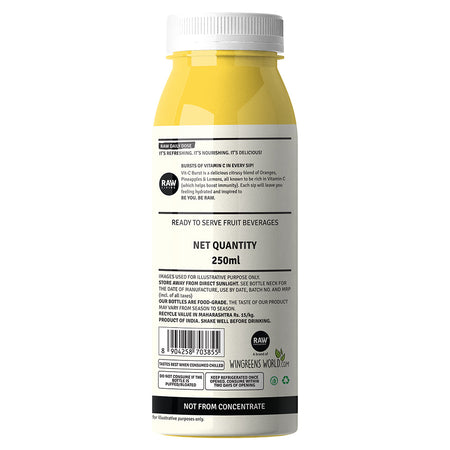 RAW Pressery Vit-C Burst 250ml - Daily Dose