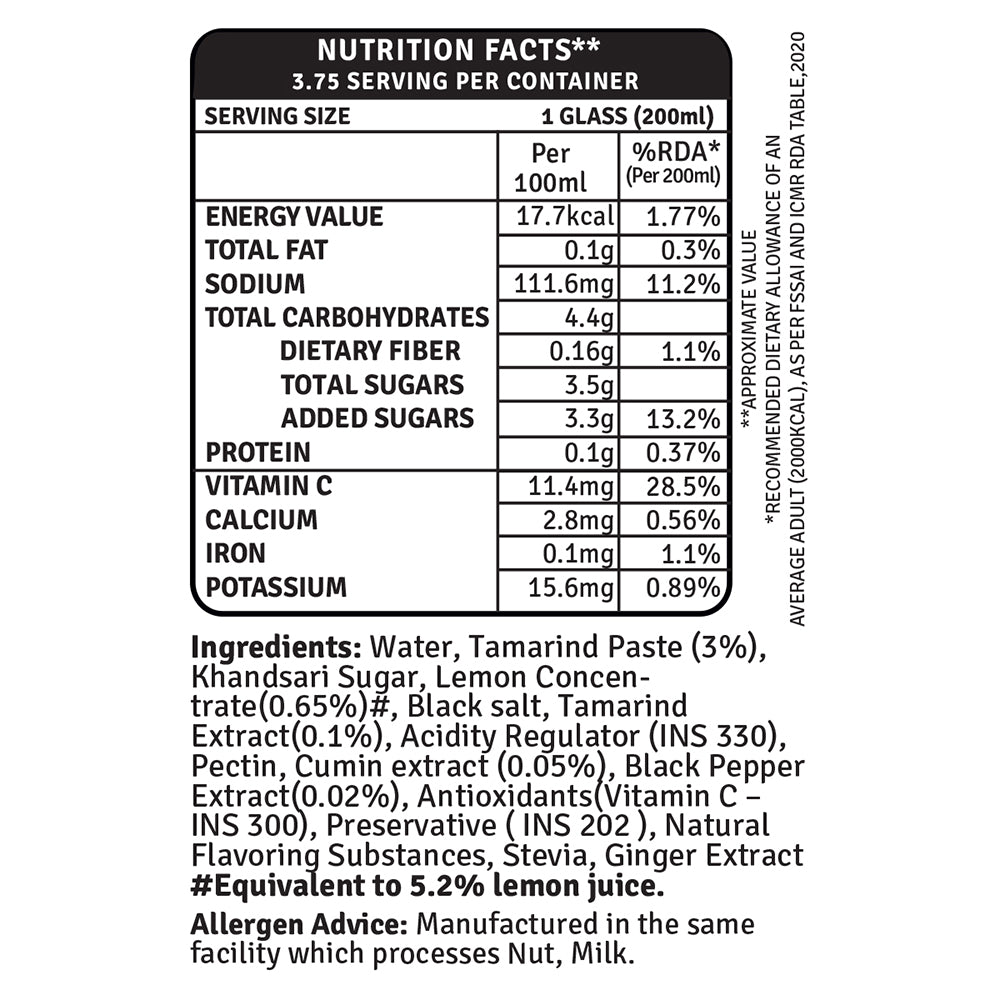 Raw Pressery Jal Jeera 750ml