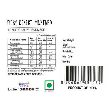 Fiery Desert Mustard (180g)