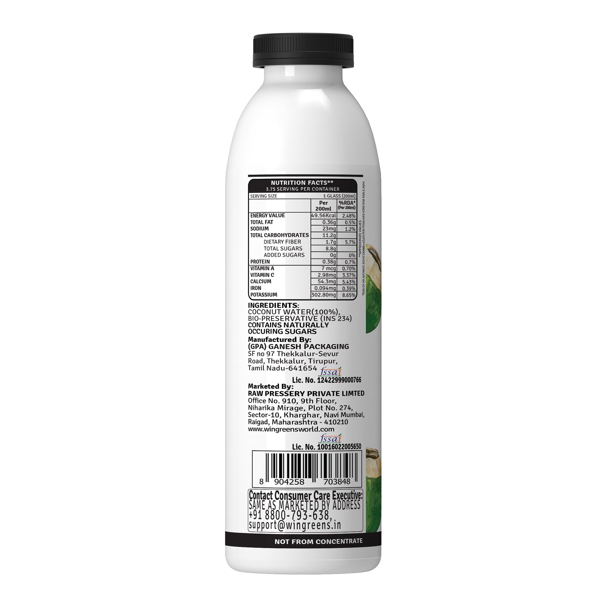 coconut water 750ml online