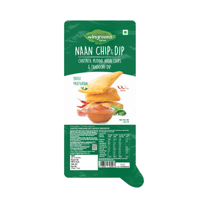 chatpata pudina naan chips with tandoori dip