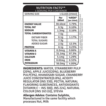 RAW Pressery Berry Healthy 250ml - Daily Dose