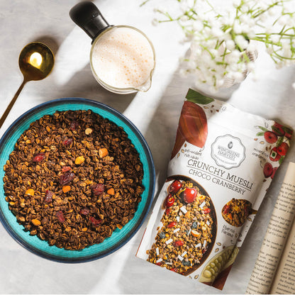 Wingreens Harvest Crunchy Muesli - Choco Cranberry 800g