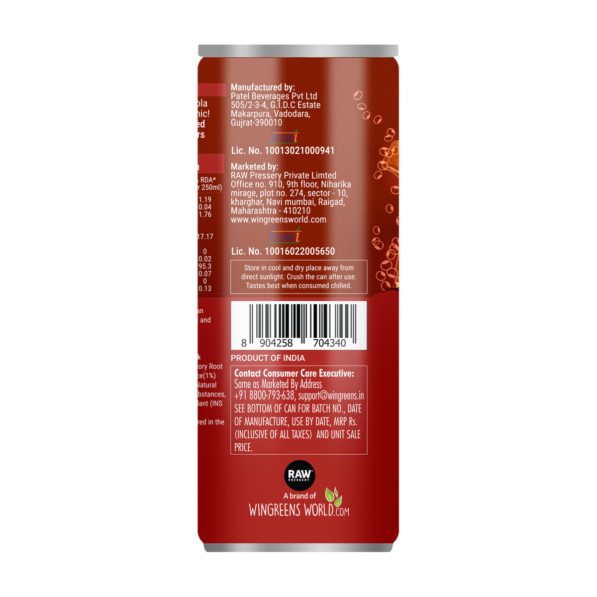 Raw Pressery Pop OG Cola