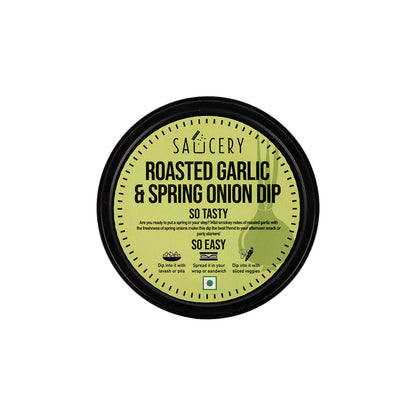 Saucery Roasted Garlic and Spring Onion Dip