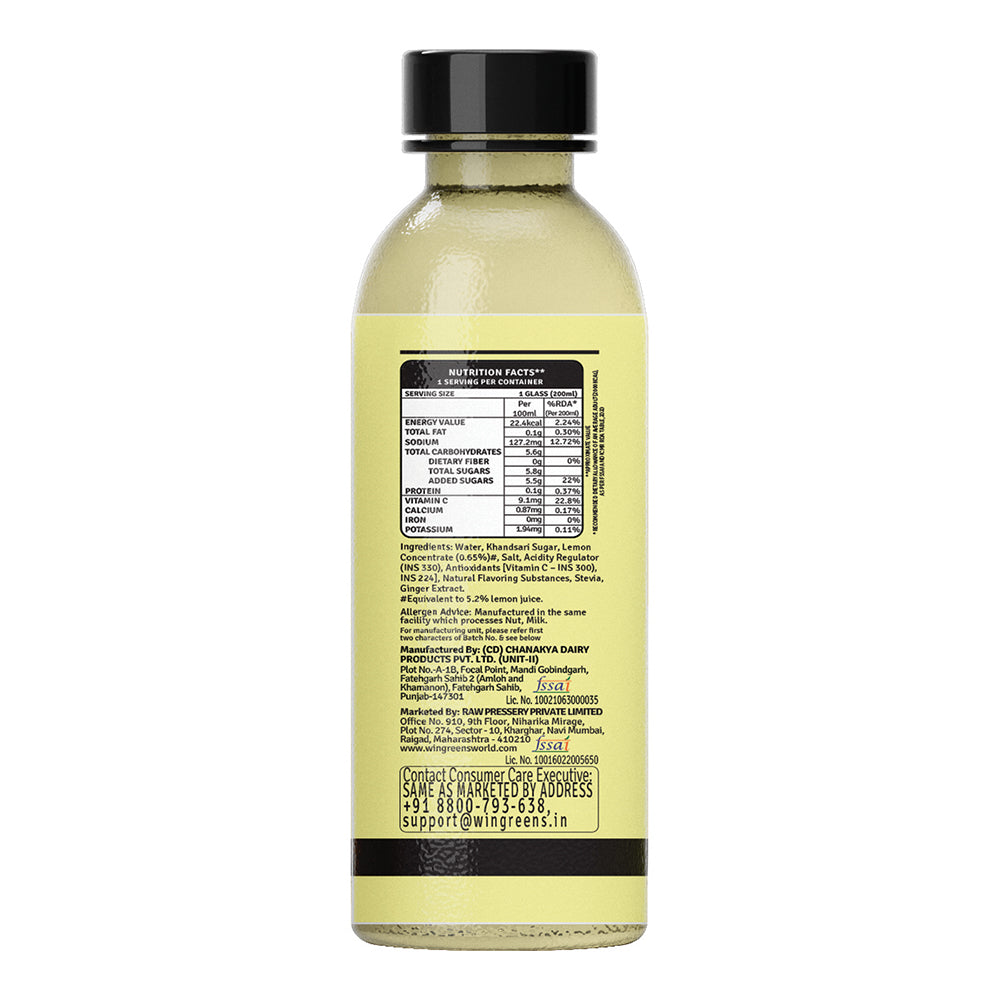 Raw Pressery Nimbu Paani 200ml
