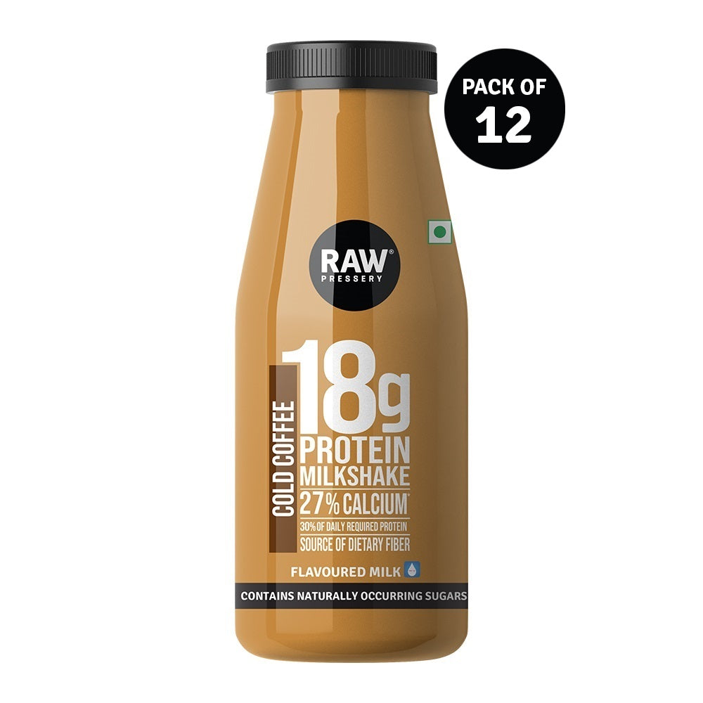 Raw Pressery Cold Coffee Protein Milkshake - 200ML