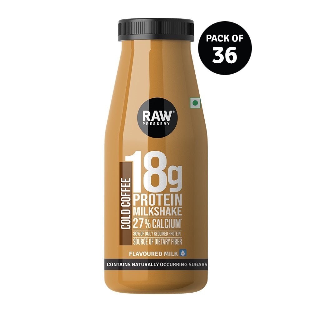 Raw Pressery Cold Coffee Protein Milkshake - 200ML