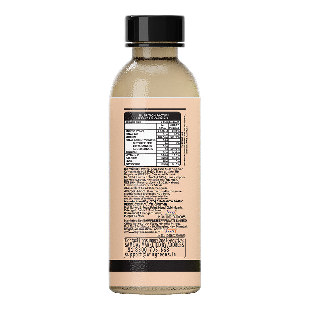 Raw Pressery Masala Shikanji 200ml