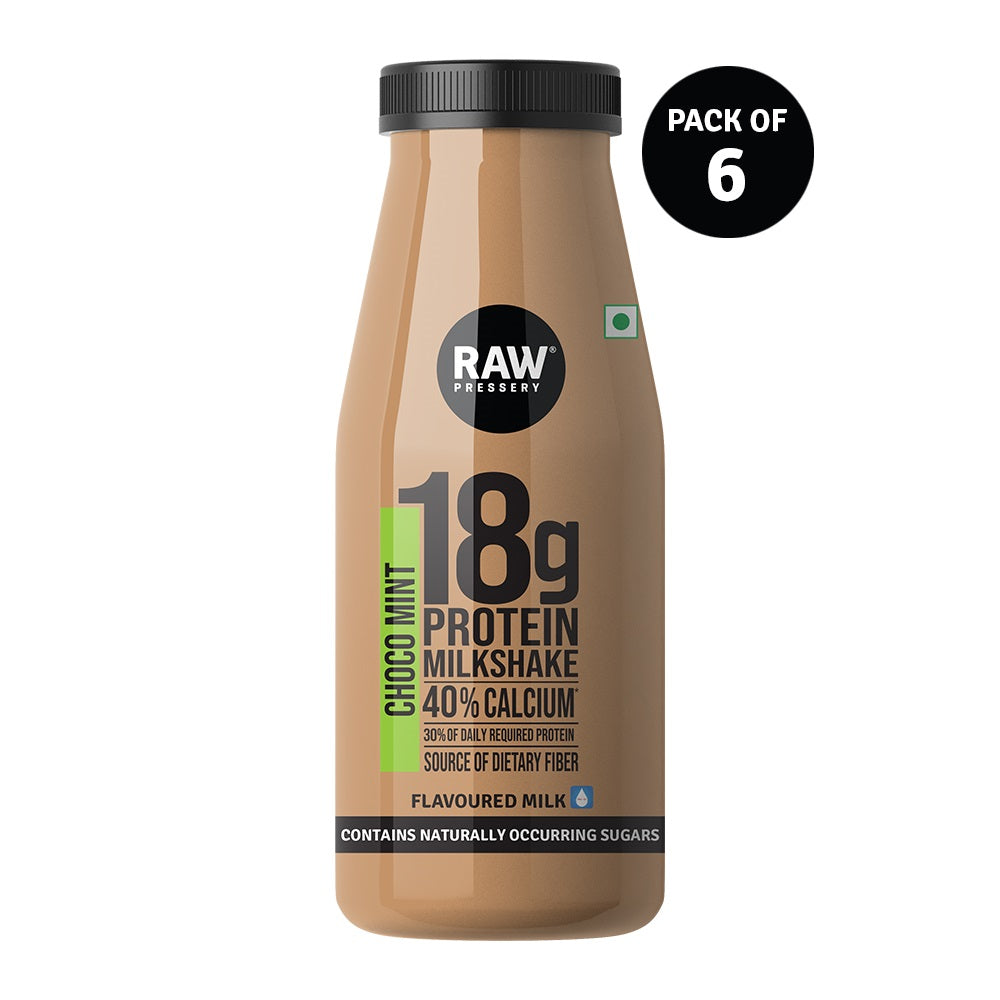 Raw Pressery Choco Mint Protein Milkshake - 200ml