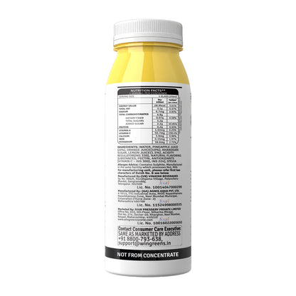 raw pressery vit-c burst 250ml - daily dose nutrition facts