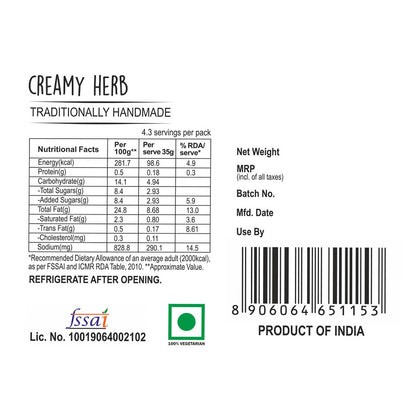 Creamy Herb Dip