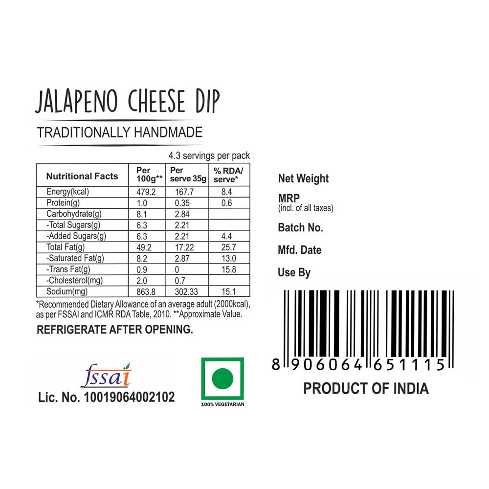 jalapeno cheese dip price