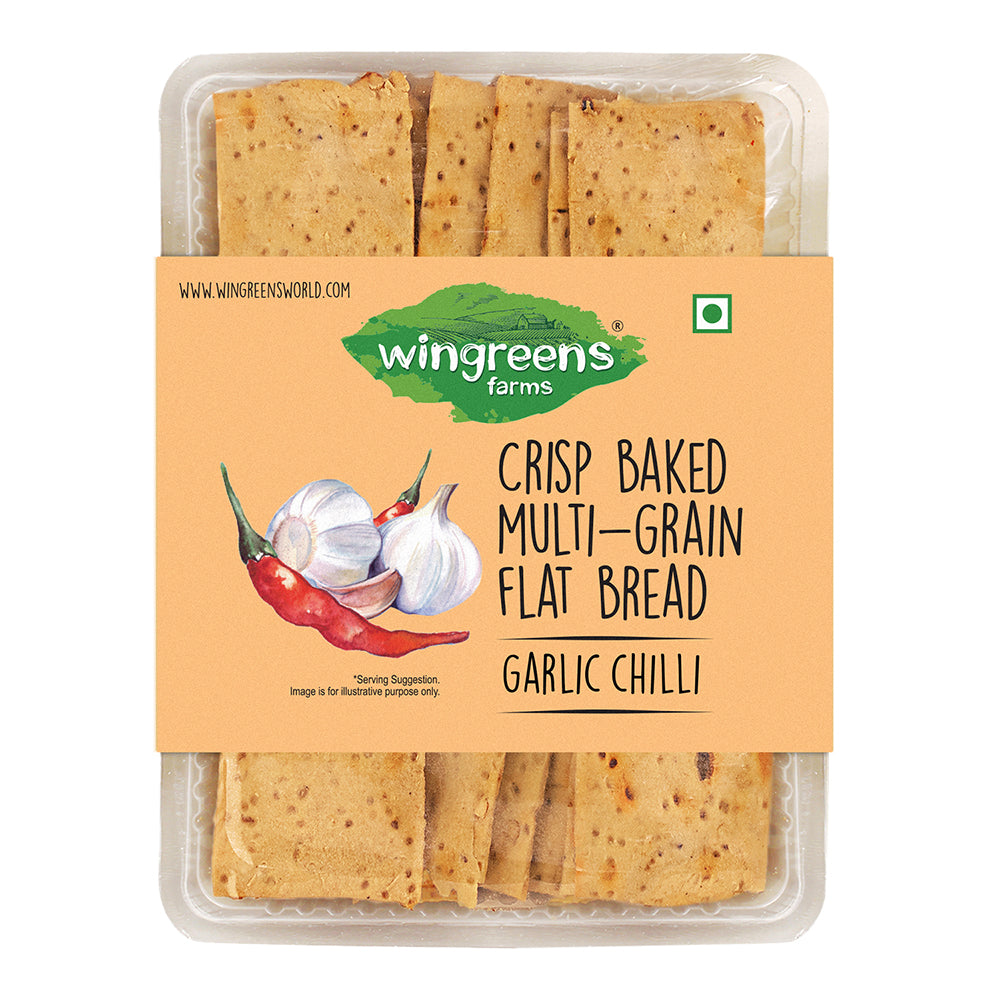 Buy Multigrain Flatbread - Garlic Chilli at Best Price | Wingreens World