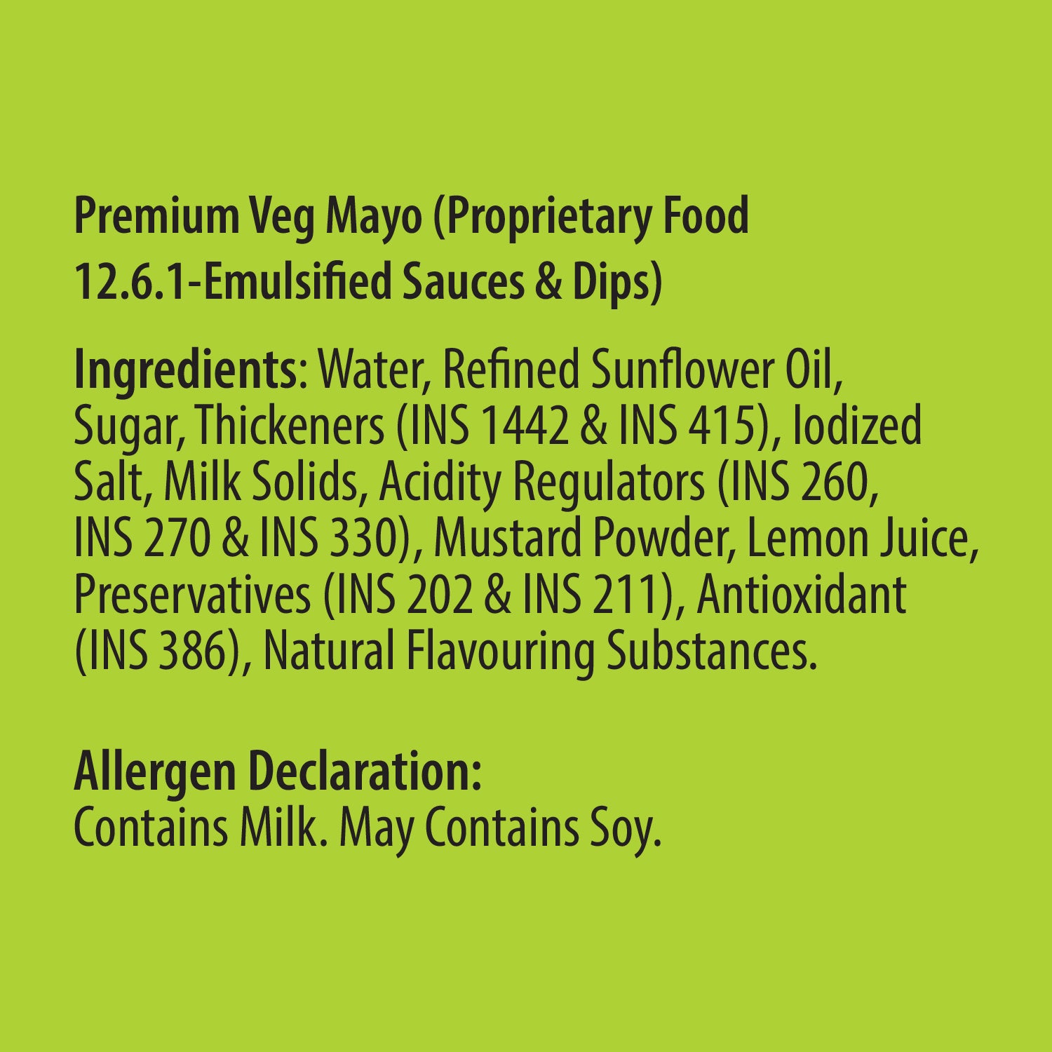 Premium Veg Mayo (800g)