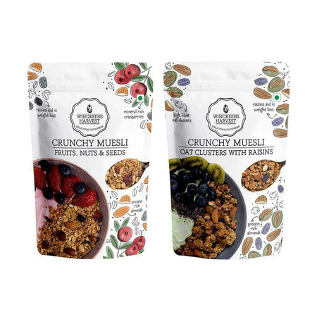 Crunchy Muesli- Assorted Flavours Pack 2 x 200g