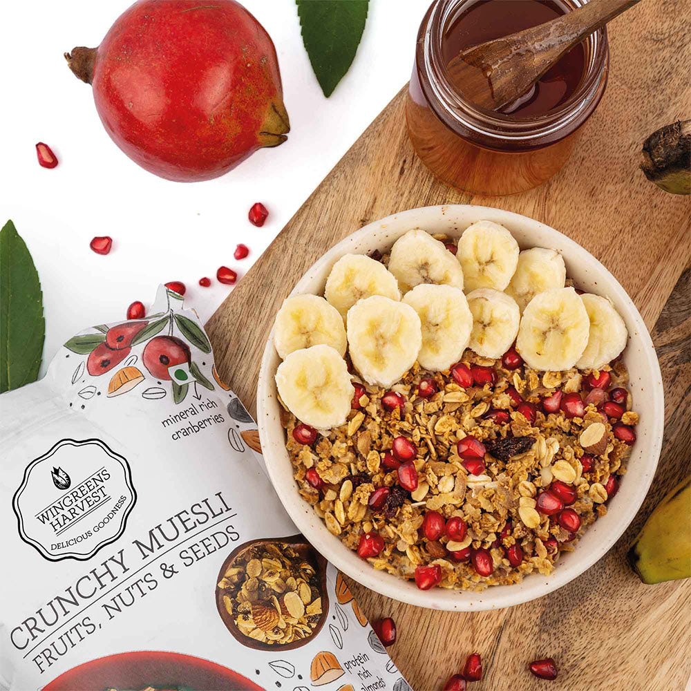 crunchy muesli fruit nuts and seeds 200g online life style