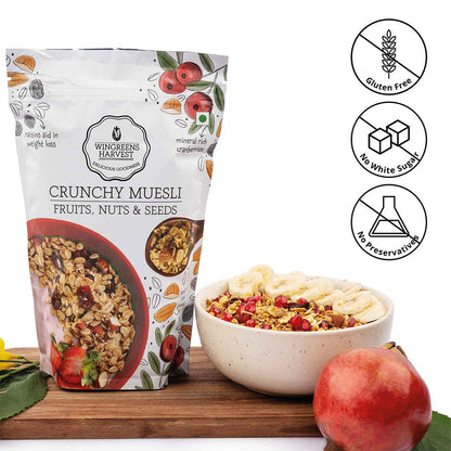 crunchy muesli fruit nuts and seeds 200g online lifestyle