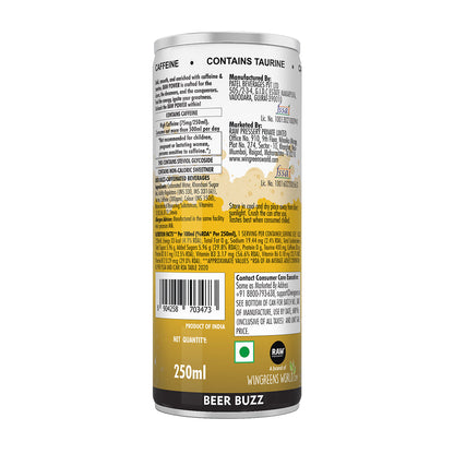 Raw Power Energy Drink - Beer Buzz (250ML)