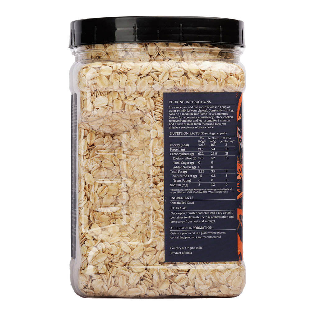 jumbo rolled oats nutrition