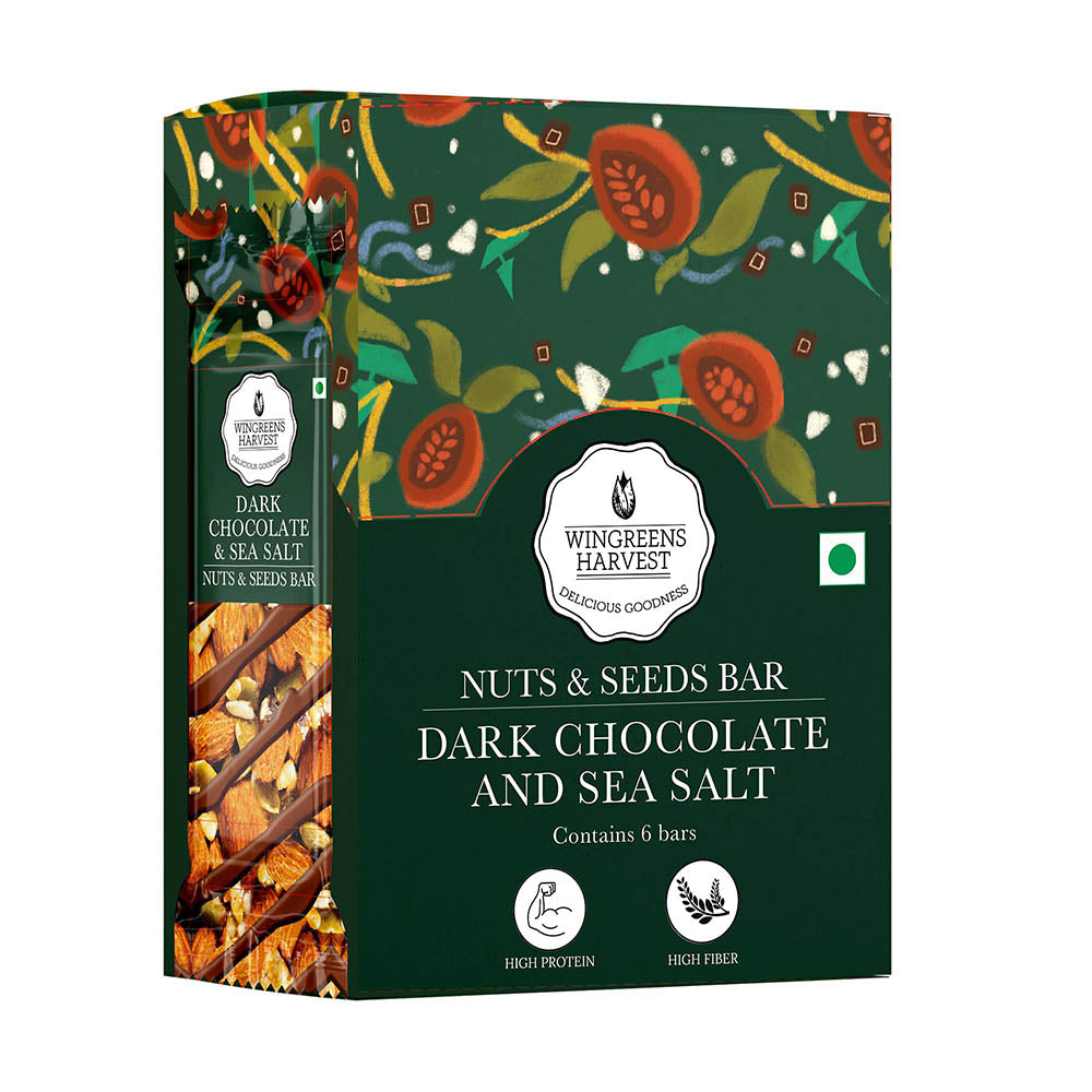 nuts and seeds bars - dark chocolate and sea salt online - Pack of 1