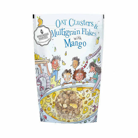 oat clusters and multigrain flakes with mango 350g
