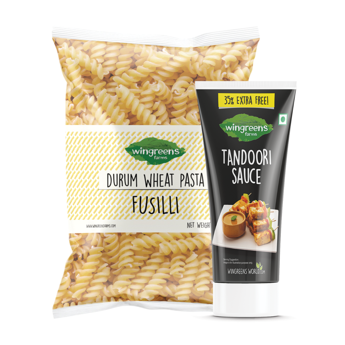 Fusilli (400g) with Tandoori Sauce (180g)