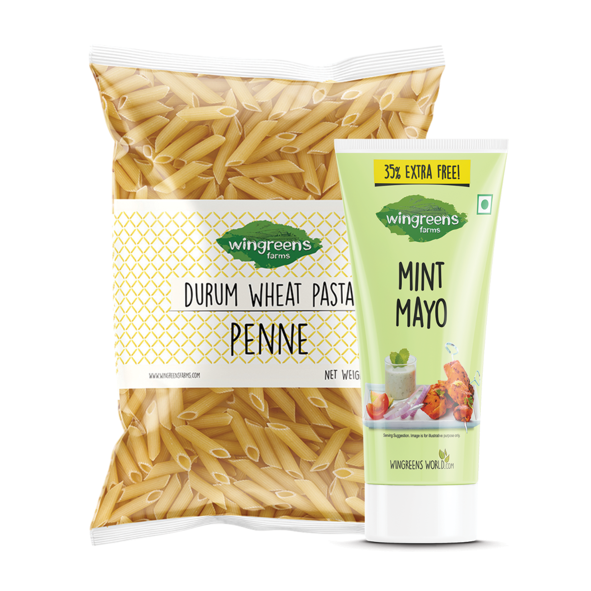 Penne (400g) with Mint Mayo (180g)