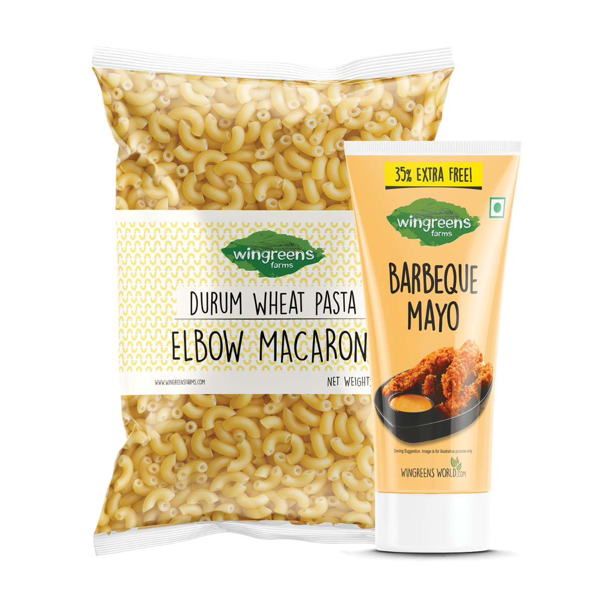 Elbow Macaroni (400g) with Barbeque Mayo (180g)