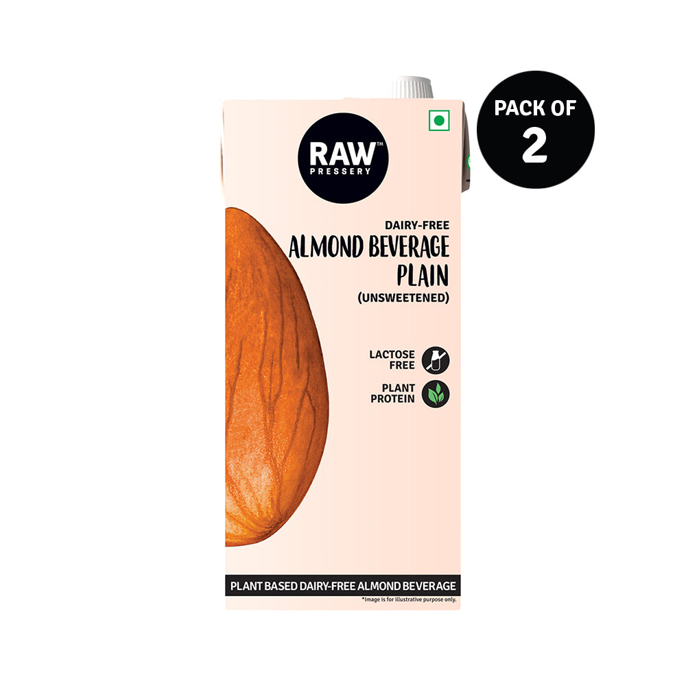 unsweetened almond beverage plain - pack of 2