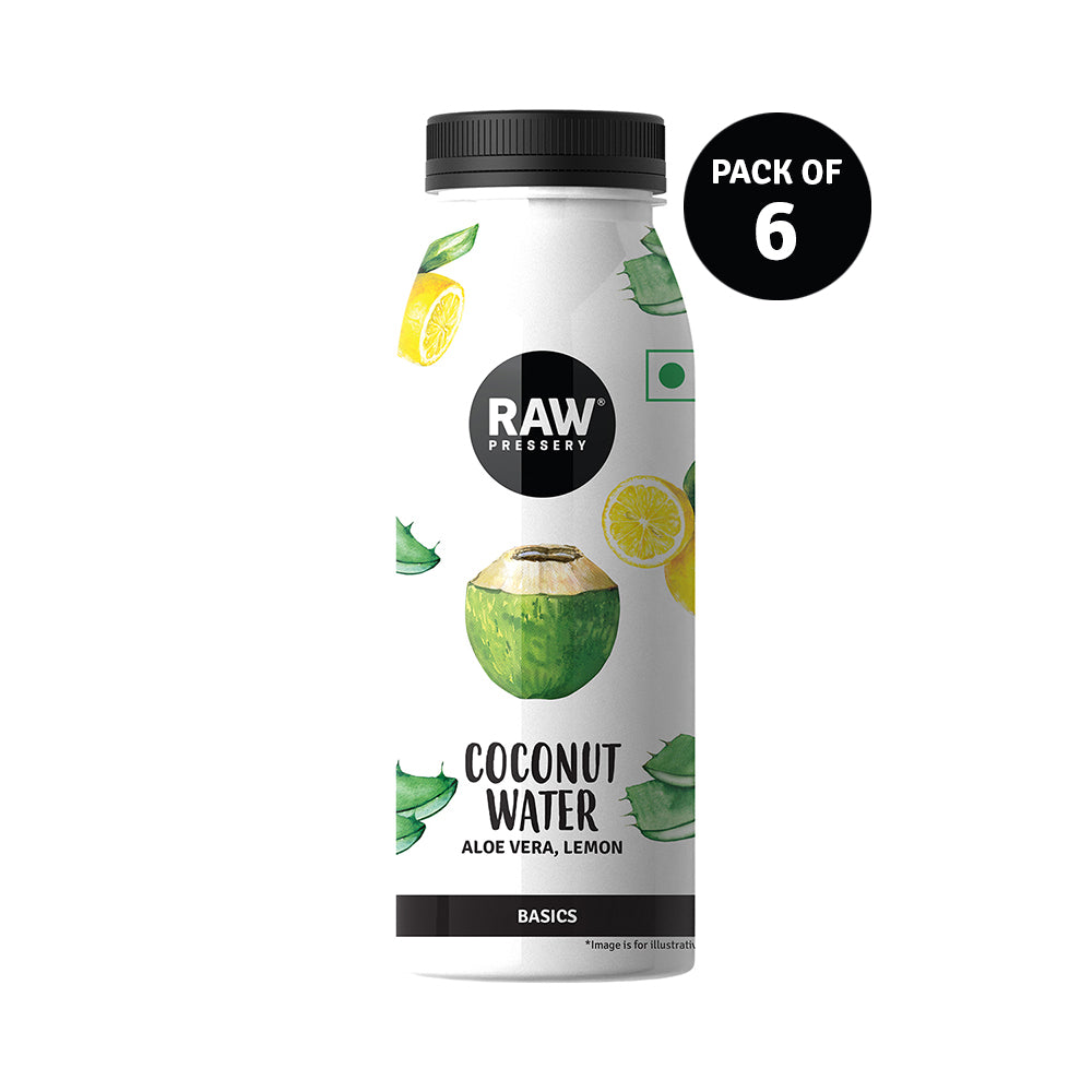 coconut water aloe lemon - pack of 6