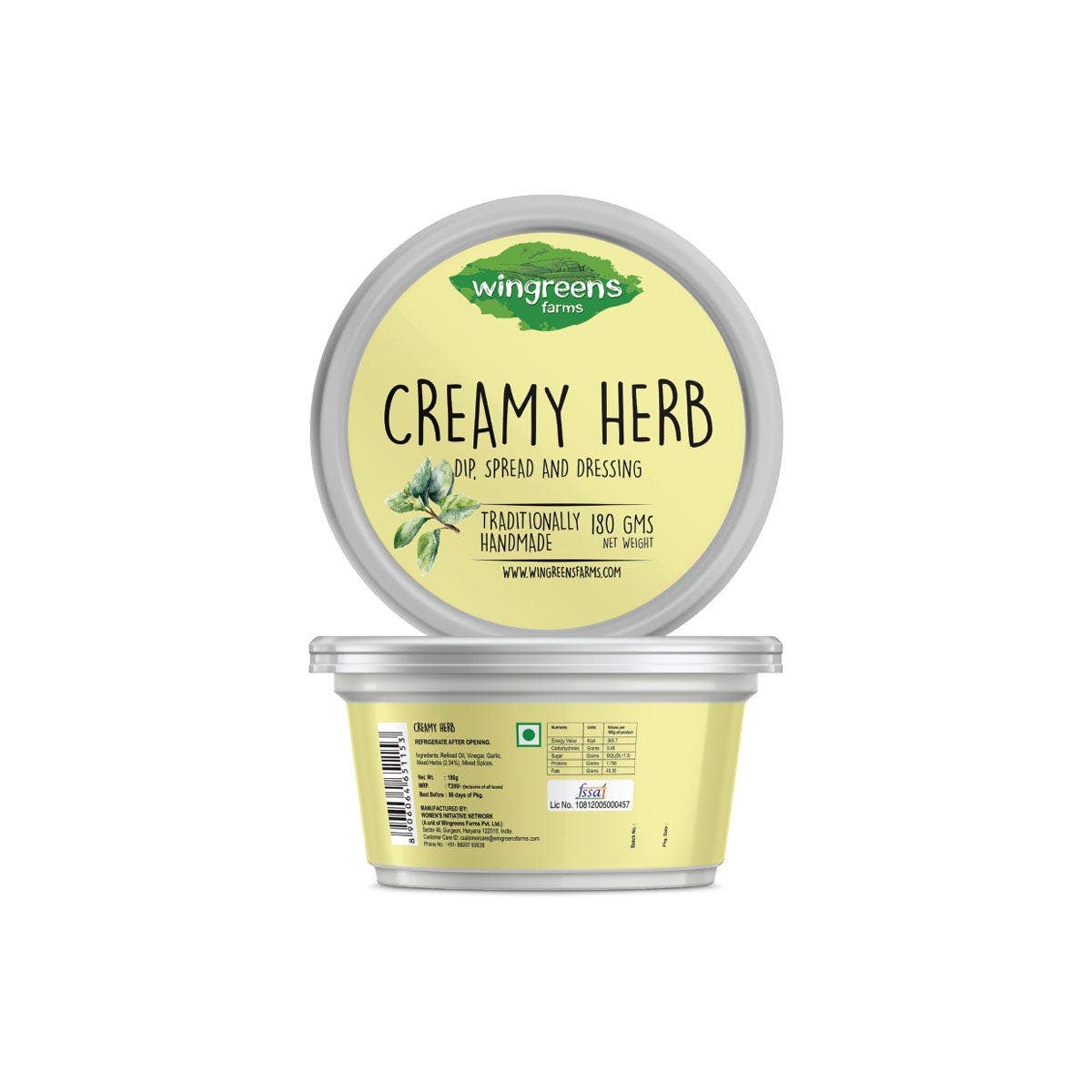 creamy herb dip