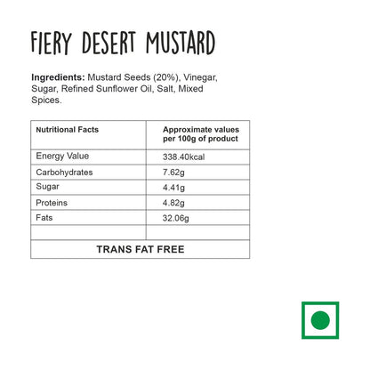 fiery desert mustard facts
