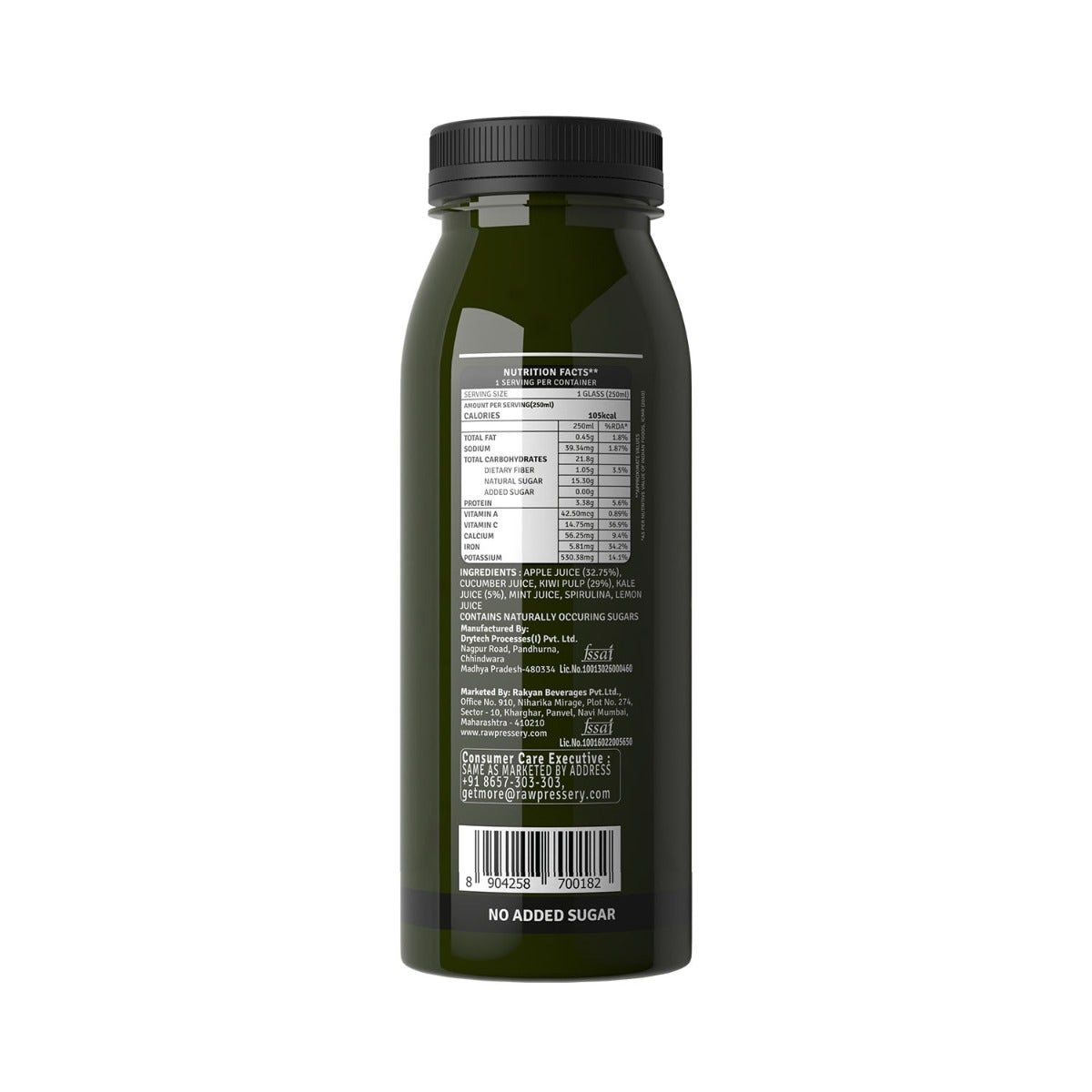healthy lean juice ingredient