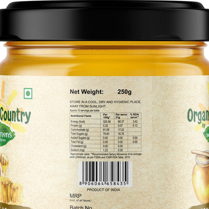 organic honey ingredients