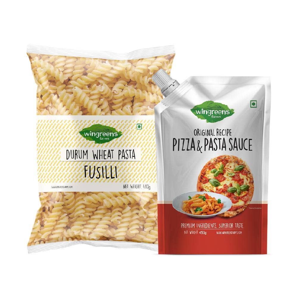 Fusilli (400g) with Pizza Pasta Sauce (450g)
