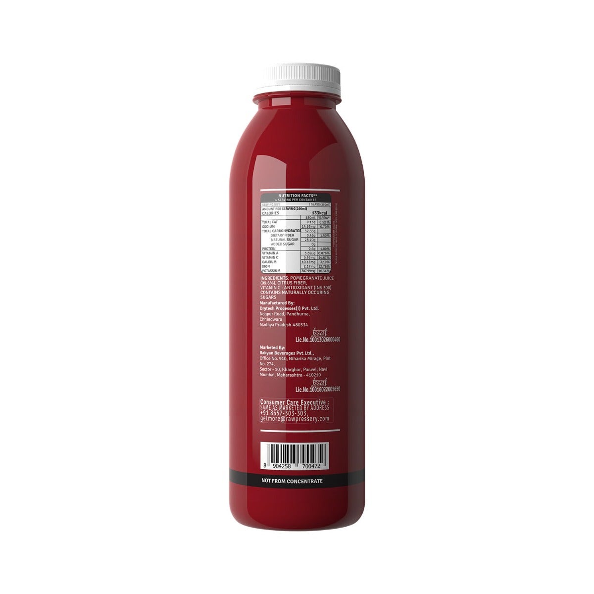 pomegrante juice ingredient